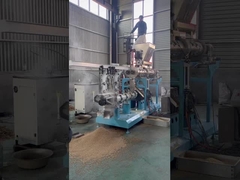 ट्विन स्क्रू फ्लोटिंग फ़ीड बनाने की मशीन पिल्ला मछली भोजन गोली बनाने की मशीन