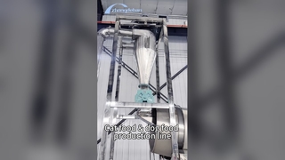 मछली पालतू भोजन एक्सट्रूडर 500 किग्रा/घंटा उत्पादन लाइन