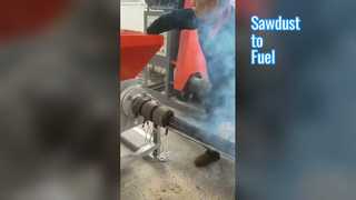 चूरा-ब्रिकेट मशीन