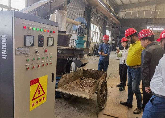 सीई के साथ उच्च क्षमता वाली वर्टिकल रिंग डाई बायोमास गोली मशीन चूरा प्रसंस्करण लकड़ी गोली मशीन
