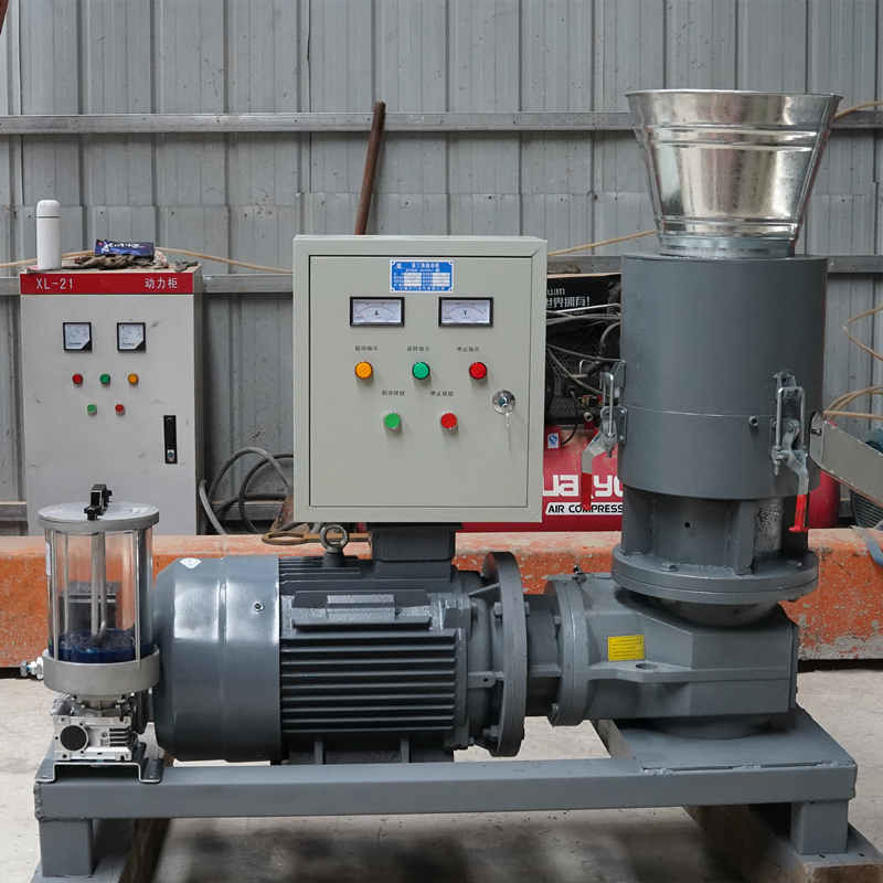 22kw लकड़ी गोली बनाने की मशीन के लिए 300 किग्रा/एच फ्लैट डाई लकड़ी गोली मिल