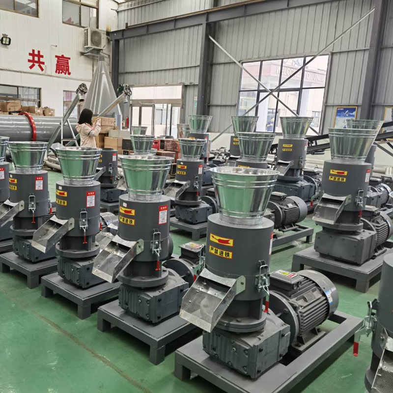 22kw लकड़ी गोली बनाने की मशीन के लिए 300 किग्रा/एच फ्लैट डाई लकड़ी गोली मिल