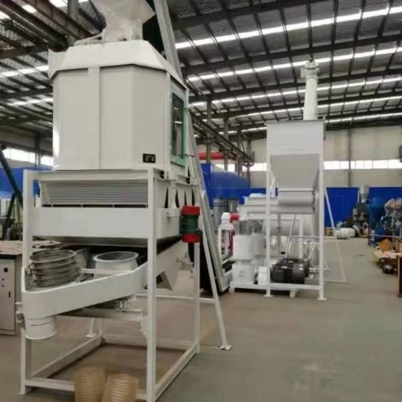 पशु चारा प्रसंस्करण के लिए A1 मानक फ़ीड गोली उत्पादन लाइन 1-20t/H