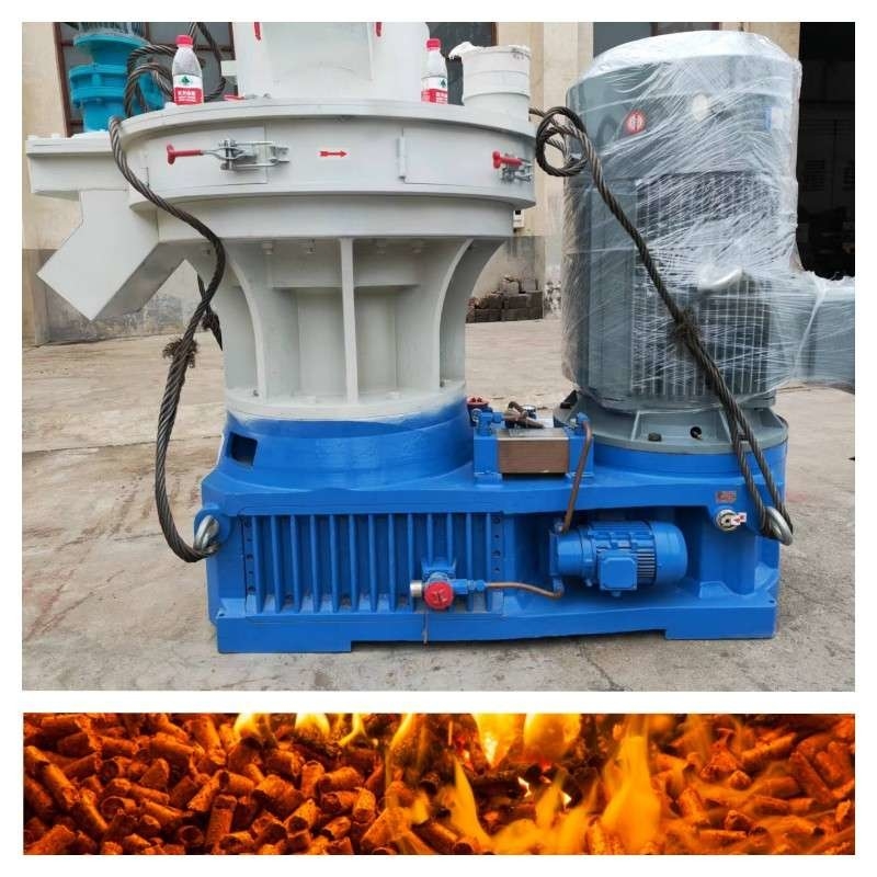 55kw बायोमास पेलेट उत्पादन लाइन 800-1000 किग्रा/एच रिंग डाई पेलेट उत्पादन लाइन