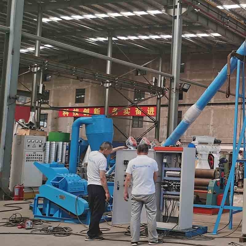 600-800 किग्रा/एच लकड़ी गोली उत्पादन लाइन बायोमास गोली बनाने की मशीन फ्लैट डाई