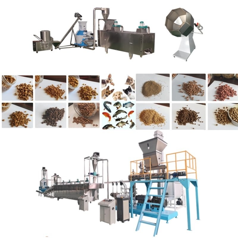50-2000 किलोग्राम/घंटा सिंकिंग/फ्लोटिंग फिश फीड एक्सट्रूडर लाइन पेलेट साइज 0.8-12 मिमी के साथ