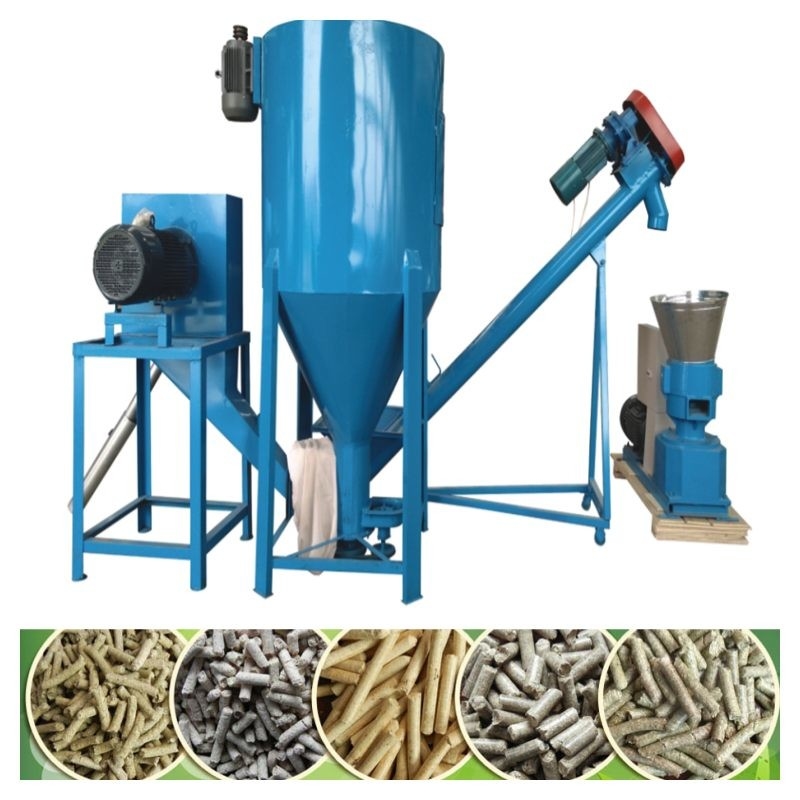 3kw-30kw फ़ीड पेलेट मिल 50-1200 किग्रा/एच 2.5-12 मिमी पशुधन पेलेट मिल मशीन