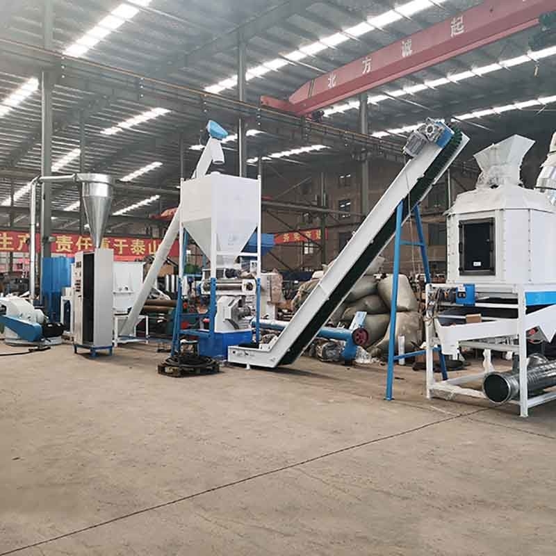 5 टी/एच पशु चारा गोली उत्पादन लाइन सुअर गाय चारा गोली बनाने की मशीन