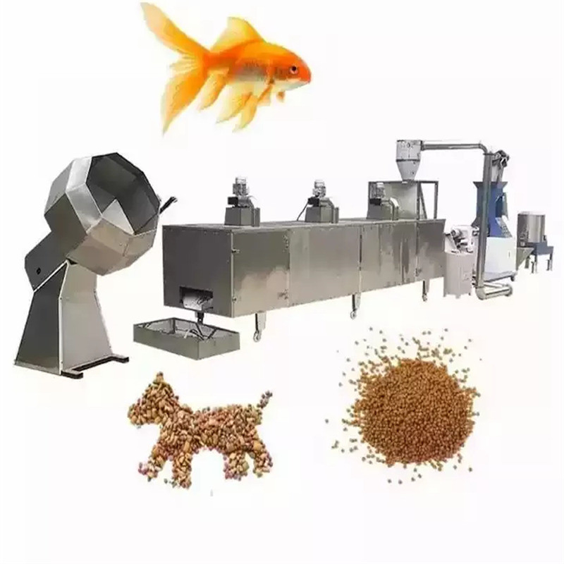 500KG/H फ्लोटिंग फिश फीड प्रोडक्शन लाइन सजावटी फिश फूड एक्सट्रूडर CE