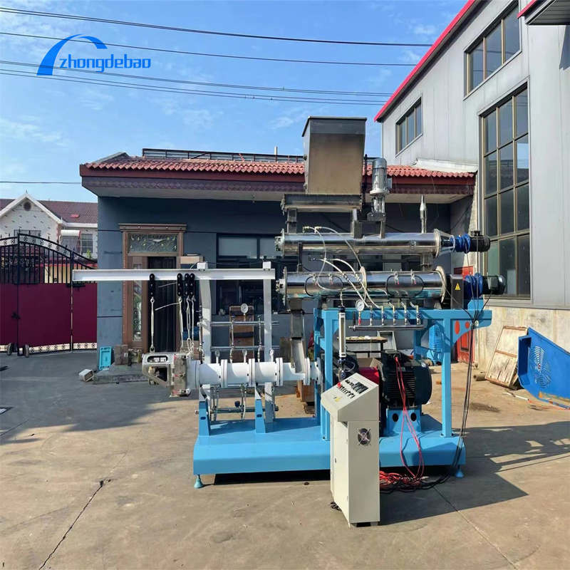 6-10टन फ्लोटिंग फिश फीड प्रोडक्शन लाइन 0.75-3kw फिश फूड प्रोसेसिंग लाइन