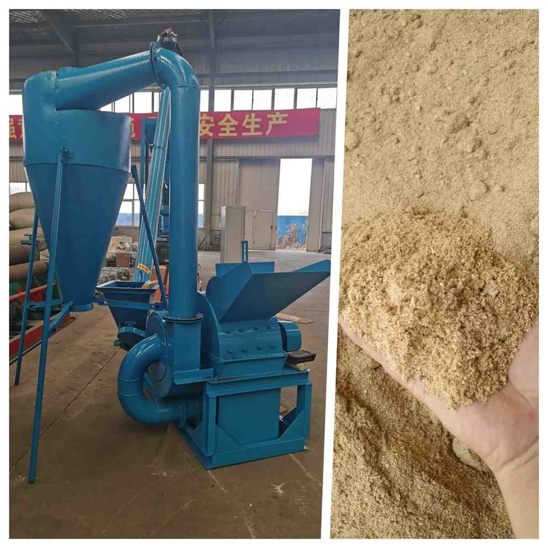15kw 500kg/H शाखाएँ लकड़ी के चिप्स लकड़ी के चिप्स शेविंग क्रशिंग ग्राइंडर मशीन 420-3