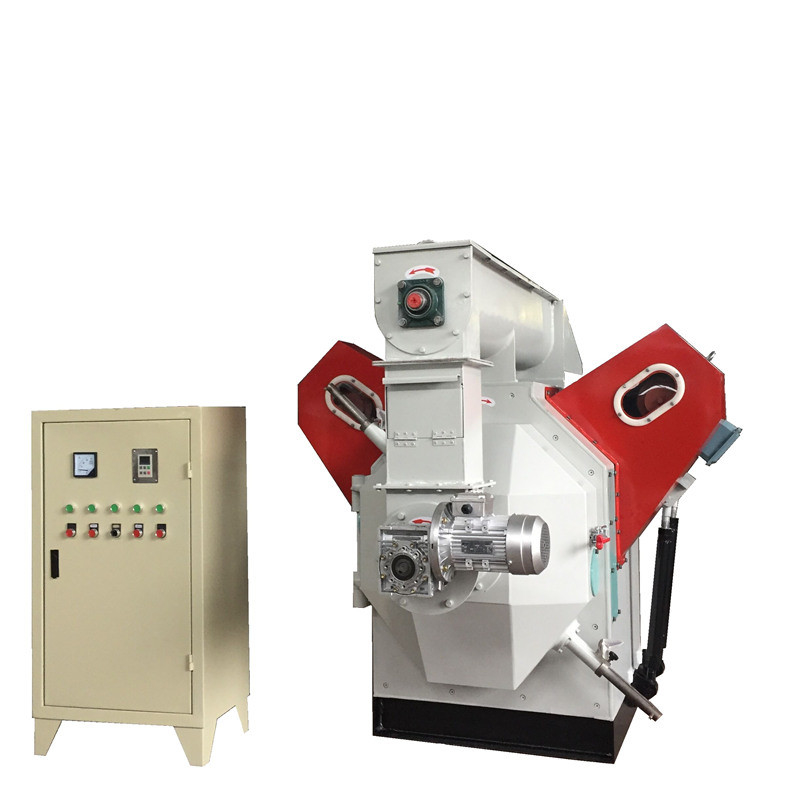 0.8-4t/H क्षैतिज पेलेट मिल पशु चारा रिंग डाई पेलेट मशीन 55kw