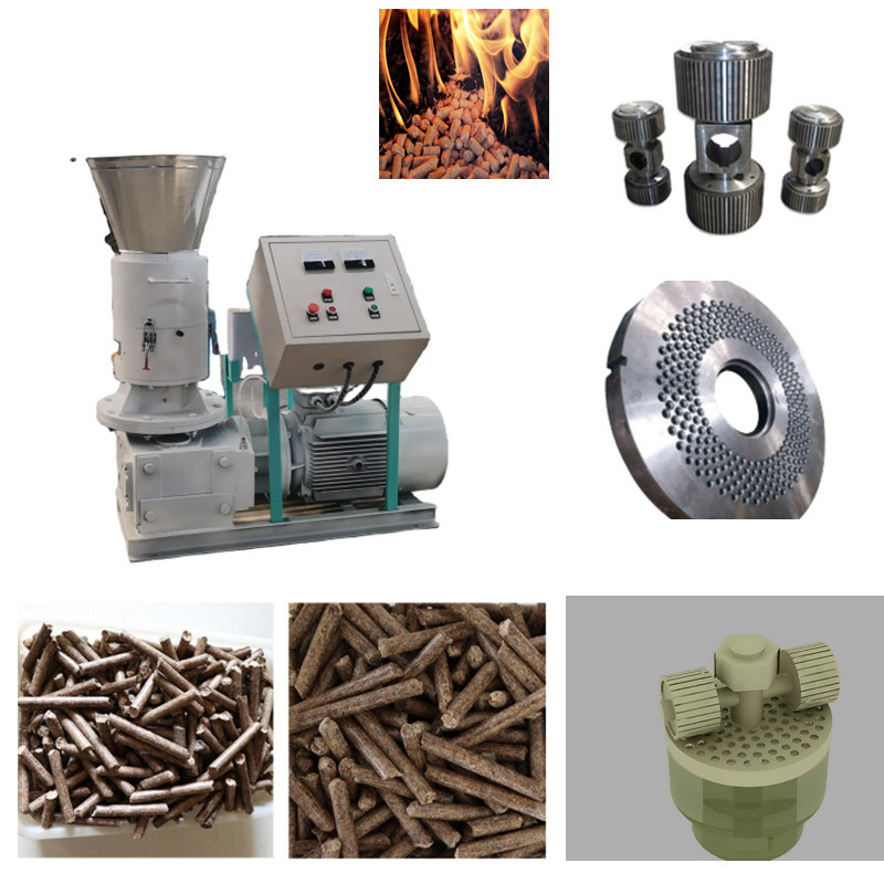 4-12 मिमी लकड़ी गोली प्रेस मशीन 0.8-4ton/H स्वचालित स्नेहन फ़ीड गोली मिल