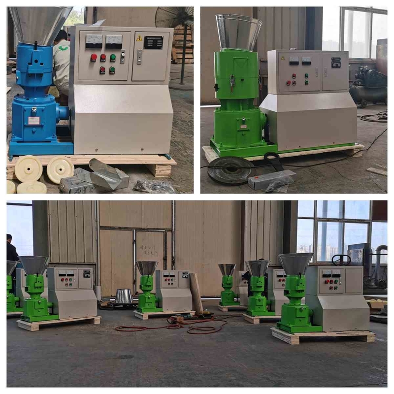 11kw 15kw 22kw फ़ीड पेलेट मिल 300kg/H 500kg/H 800kg/H चिकन फ़ीड पेलेट मेकर