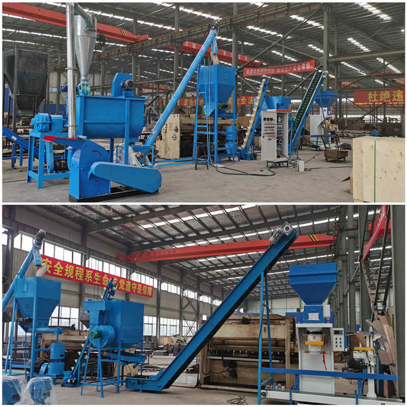 2ton/H चिकन फ़ीड उत्पादन लाइन सीई पोल्ट्री फ़ीड गोली बनाने की मशीन