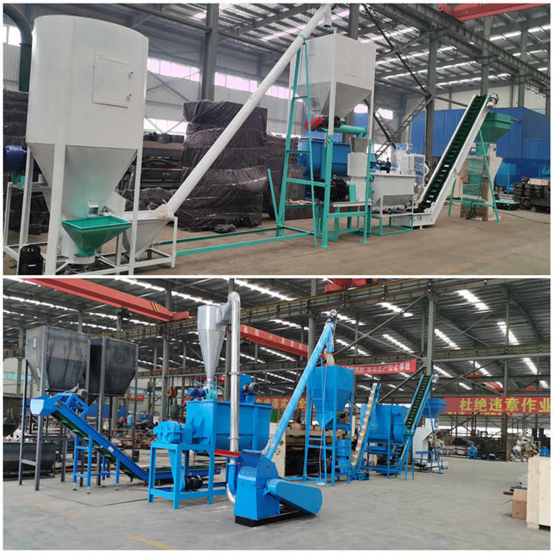 2ton/H चिकन फ़ीड उत्पादन लाइन सीई पोल्ट्री फ़ीड गोली बनाने की मशीन