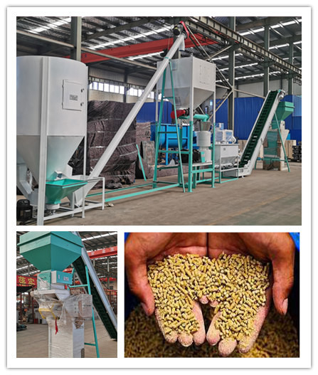 1-12 मिमी अंतिम गोली का आकार अंगूठी मरने गोली मिल प्रकार पशु फ़ीड pelletizing लाइन