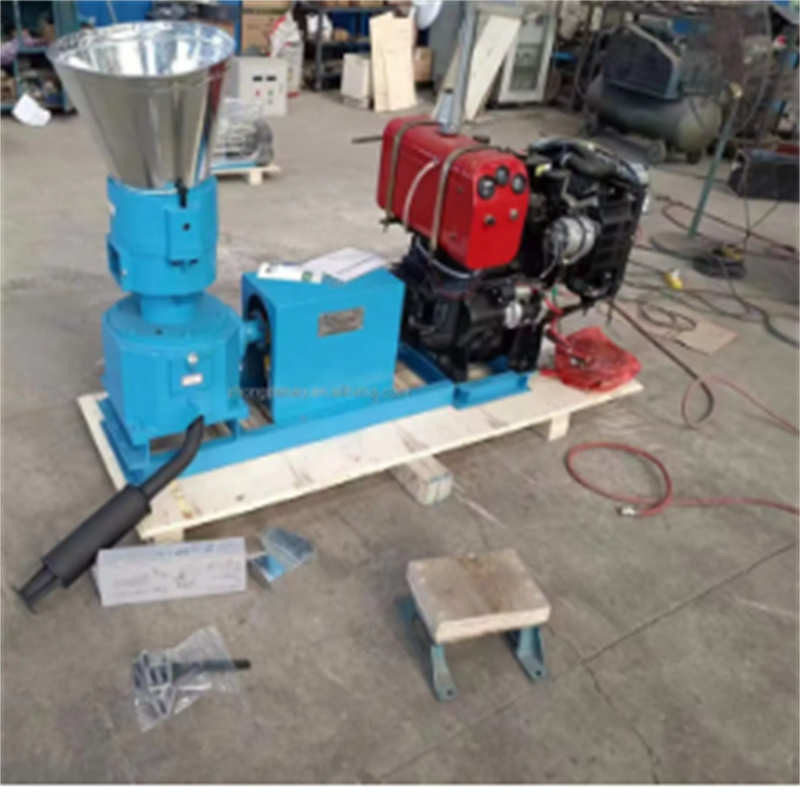पोल्ट्री फ़ूड गोली मिल मशीन गोली मिल गोली बनाने की मशीन मशीन घरेलू 15HP 2200r/M