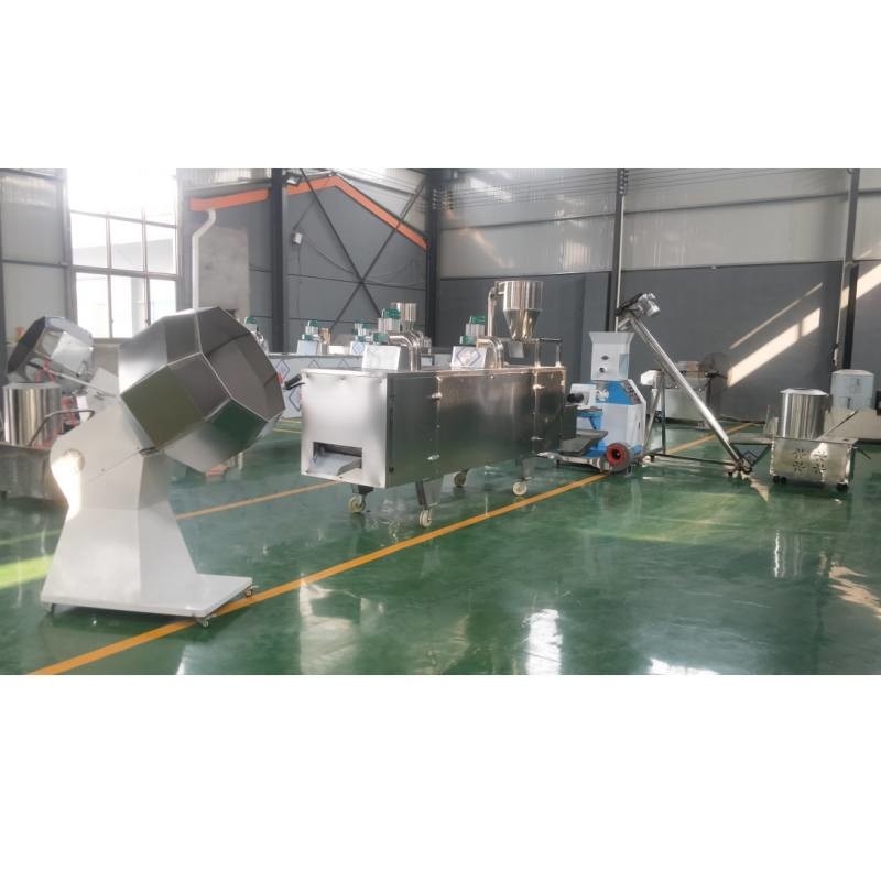 45-50kg/H फ्लोटिंग फ़ीड एक्सट्रूडर मशीन फ्लोटिंग मछली फ़ीड उत्पादन लाइन स्टेनलेस स्टील