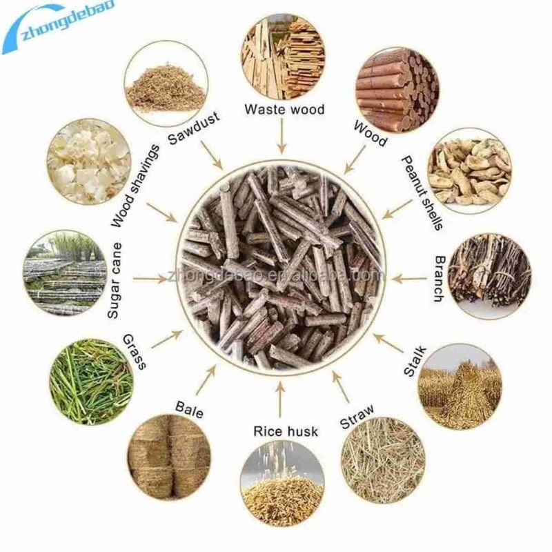 चलती रोलर वुड पेलेट मिल मशीन 250-350 किलोग्राम/घंटा