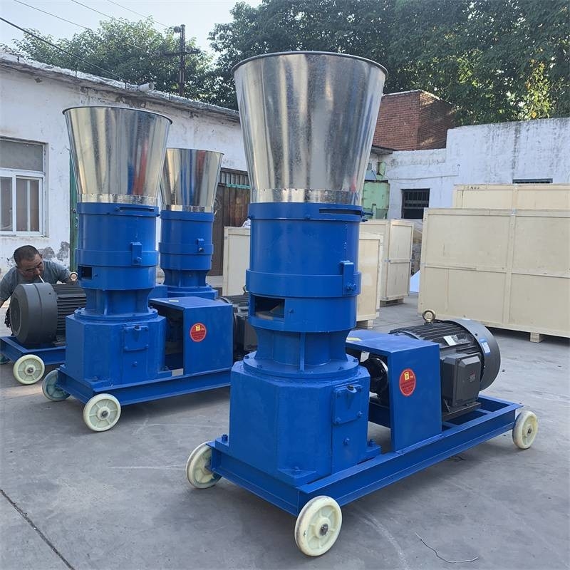 उच्च क्षमता 1-1.5t/H फ़ीड पेलेट निर्माता पोल्ट्री फ़ीड प्रोसेसिंग मशीन स्वचालित