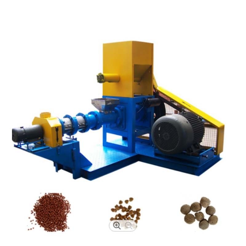 उच्च क्षमता सूखी प्रकार फ्लोटिंग मछली पालतू मकई फ़ीड extruder स्वचालित खिला