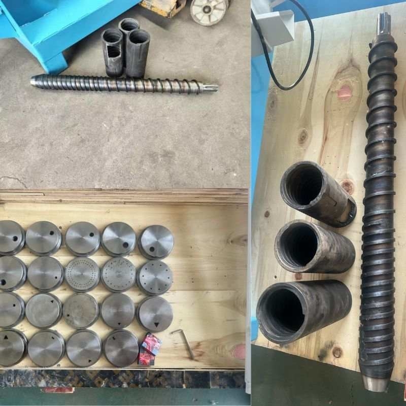 0.4kw 22HP सूखी प्रकार मछली फ़ीड गोली मशीन फ्लोटिंग मछली फ़ीड एक्सट्रूडर