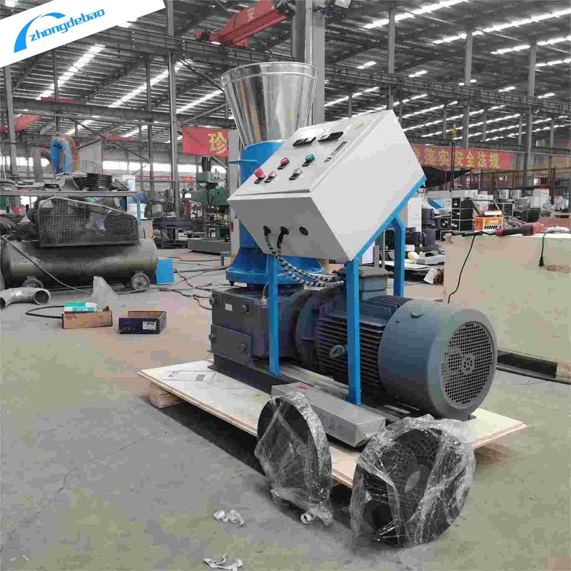 बायोमास लकड़ी के पेलेट मिल के लिए चलती रोलर वुड पेलेट मिल मशीन 260-360 KG/H
