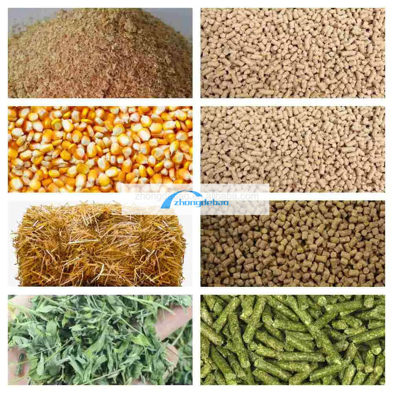 नई पीढ़ी की पशु फ़ीड बनाने की मशीन मछली फ़ीड पेलेट मशीन 90-120 KG/H फ़ीड पेलेट मिल