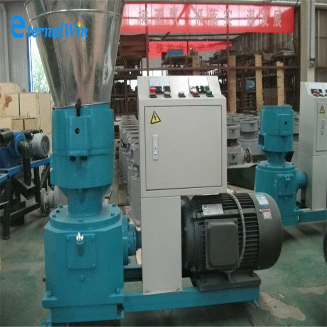 200-300 KG/H क्षमता फ़ीड पेलेट मिल मशीन उच्च उत्पादकता पशु पक्षी फ़ीड प्रसंस्करण मशीन 7.5kw मोटर