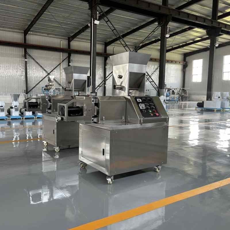 बिल्ली और कुत्ते के लिए भोजन extruder खाद्य उत्पादन मशीन मकई puffed नाश्ता भोजन