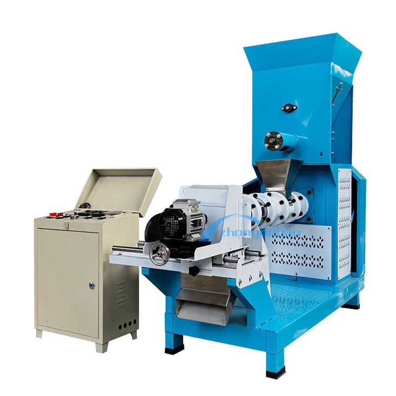 कुत्ते पालतू जानवरों के लिए एक्सट्रूज़न उत्पादन लाइन मशीनरी तैरती मछली फ़ीड उत्पादन लाइन