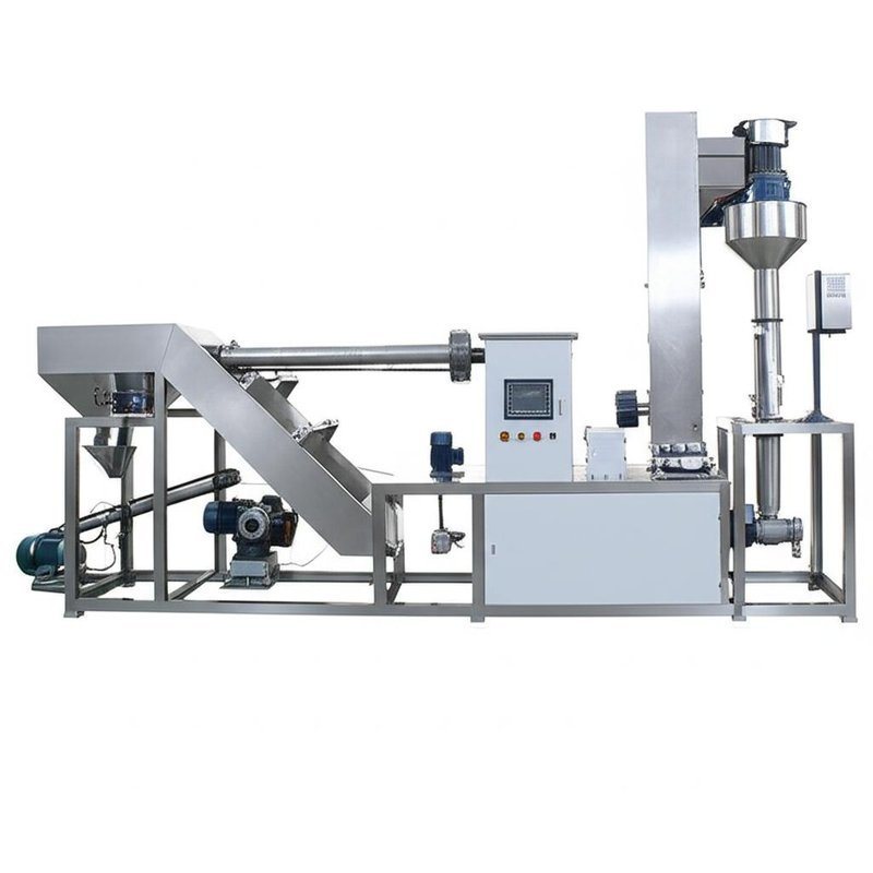 उच्च तापमान और उच्च दबाव मछली फ़ीड एक्सट्रूडर, जलीय कृषि के लिए नसबंदी और बेहतर पाचन क्षमता के साथ