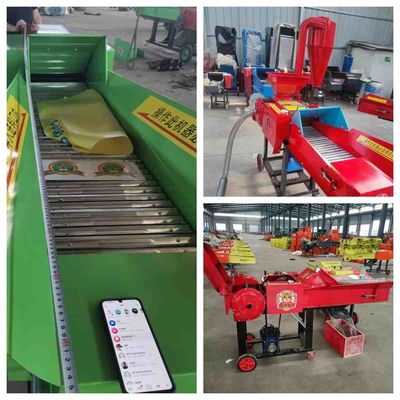 गाय बकरी घास चॉपर मशीन स्ट्रॉ सिलेज चैफ कटर मशीन चारा 3t-10t