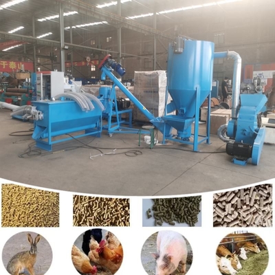 स्वचालित फ़ीड गोली निर्माता 300-800 किग्रा/एच पशु चिकन फ़ीड गोली निर्माता