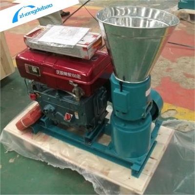 समायोज्य लंबाई फ़ीड पेलेट मिल मशीन 90-120 KG/H पोल्ट्री पशु फ़ीड खाद्य के लिए