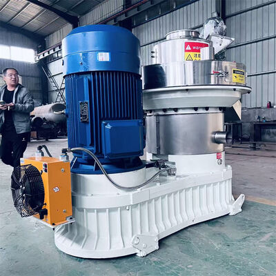 बायोमास पेलेट उत्पादन लाइन के लिए वाणिज्यिक रिंग डाई वुड पेलेट मशीन